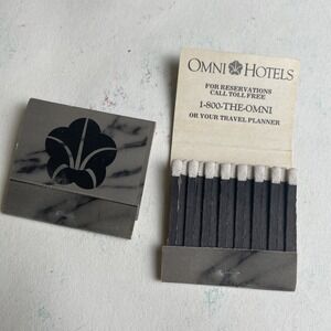 Lot of 2 Vintage Omni Hotels Matchbooks,‎ Full Matches, Collectible Memorabilia